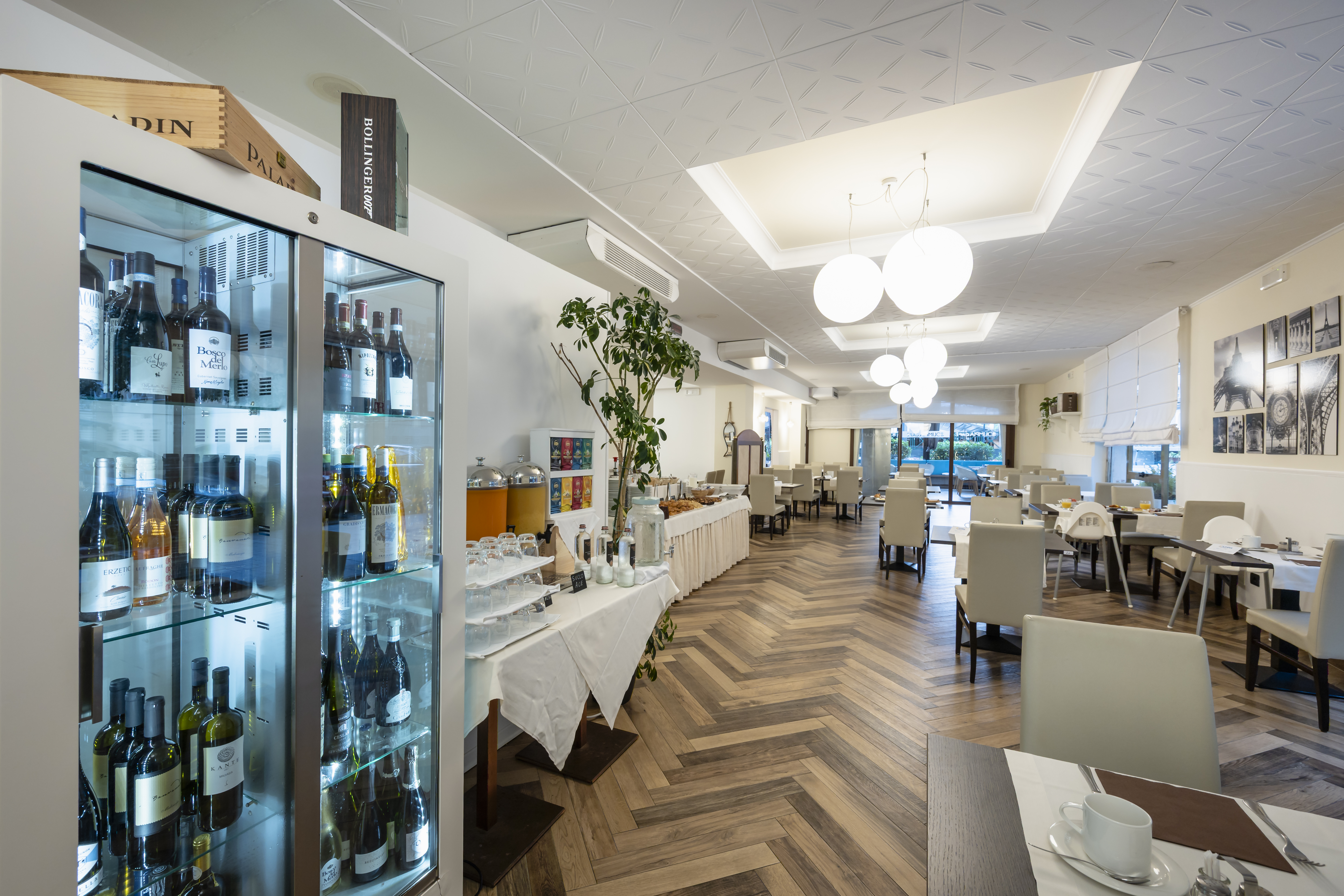 Sala colazione Hotel Olimpia Bibione per brunch buffet fino alle 12
