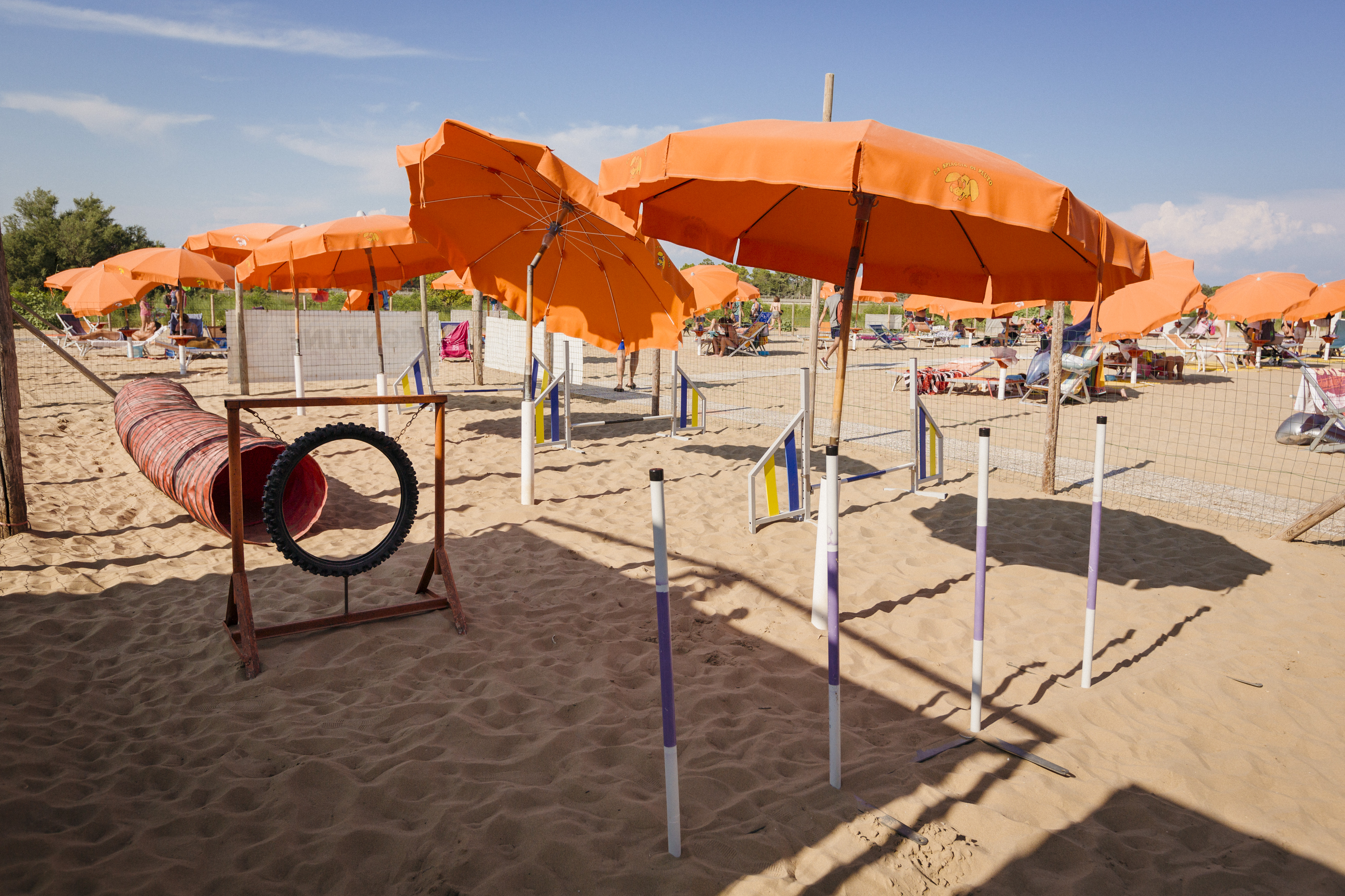 Area attrezzata per cani alla Spiaggia di Pluto Bibione